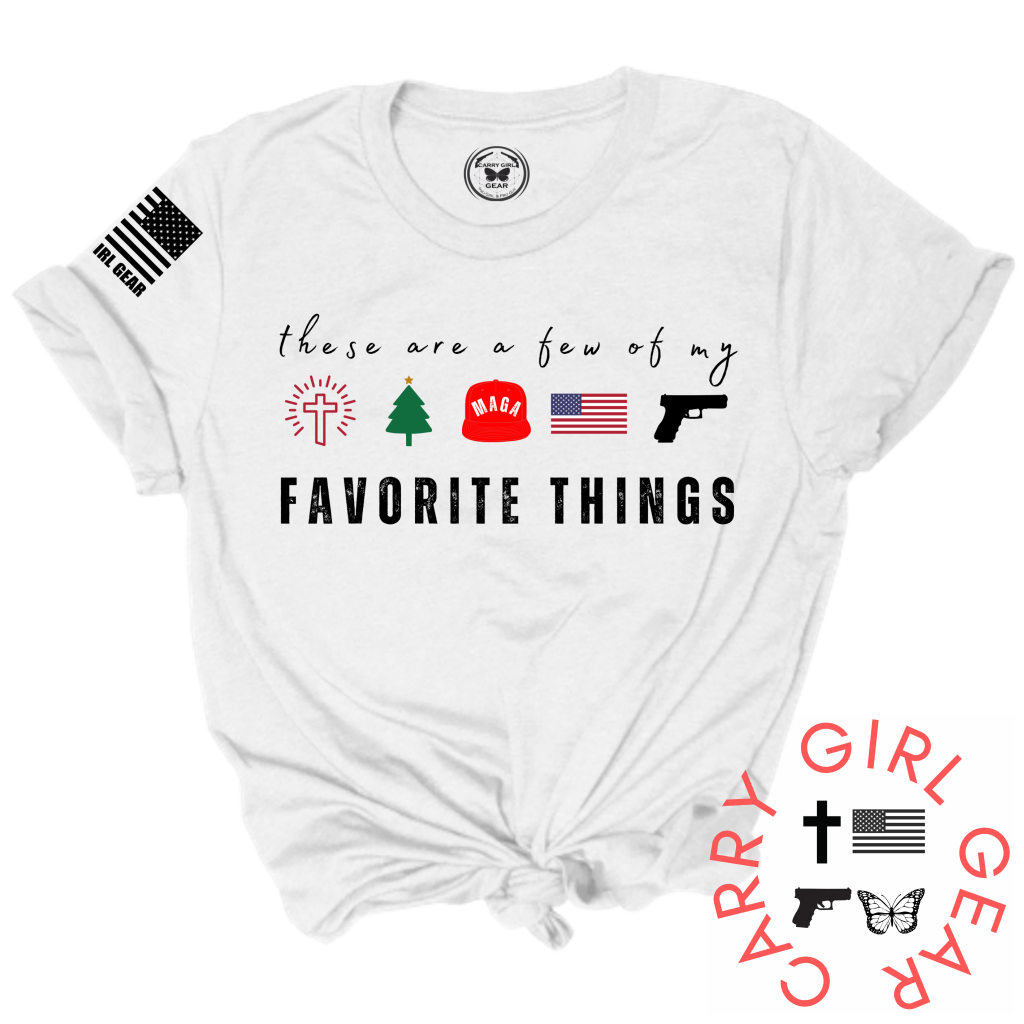 Favorite Things Tee Xs / White Unisex Cut Cgg Perfect Tee