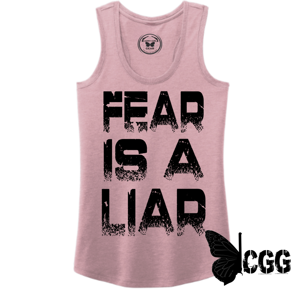 Fear Is A Liar Tank Top Xs / Lavendar Tank Top