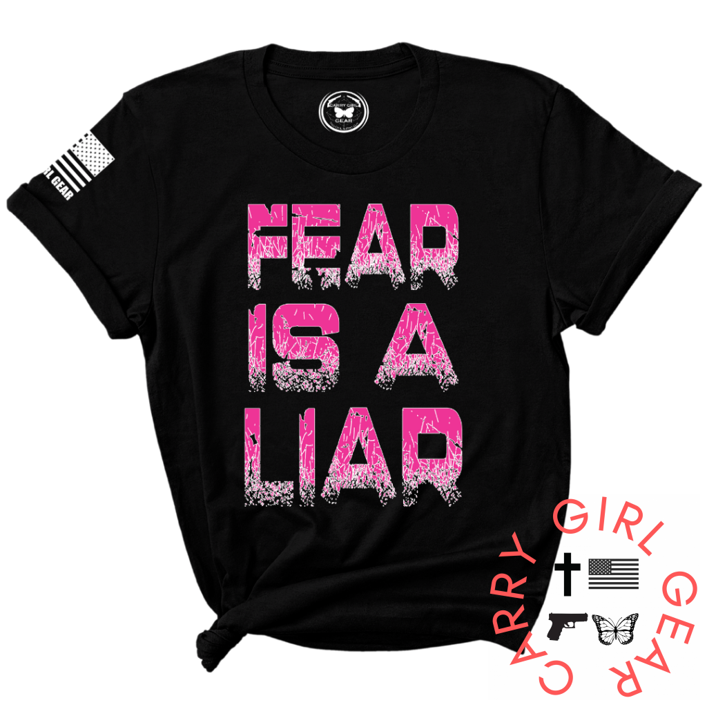 Fear Is A Liar Tee Xs / Black Unisex Cut Cgg Perfect Tee