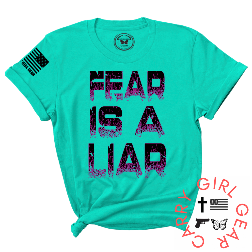 Fear Is A Liar Tee Xs / Jade Unisex Cut Cgg Perfect Tee