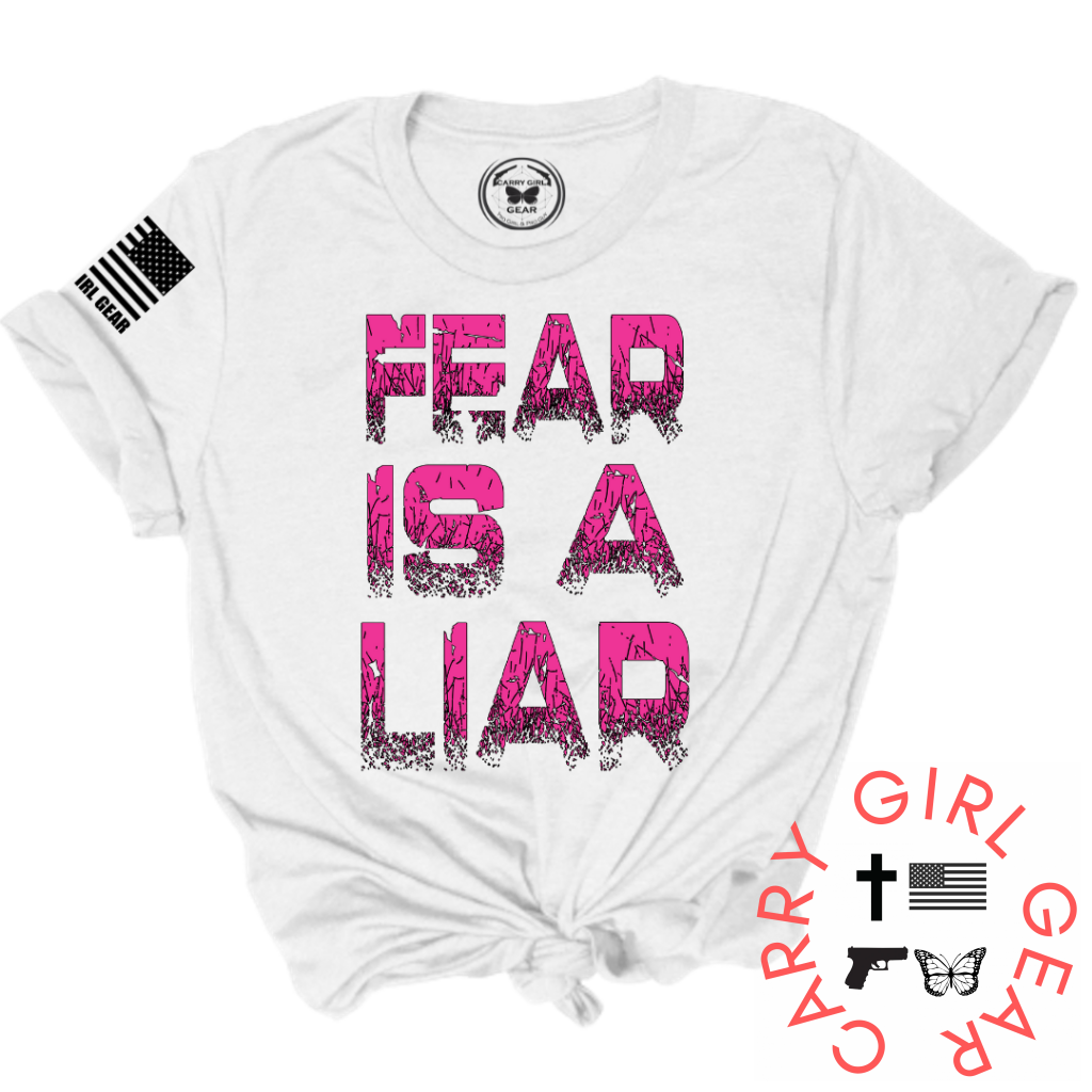 Fear Is A Liar Tee Xs / White Unisex Cut Cgg Perfect Tee