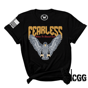 Fearless Tee Xs / Black Unisex Cut Cgg Perfect Tee