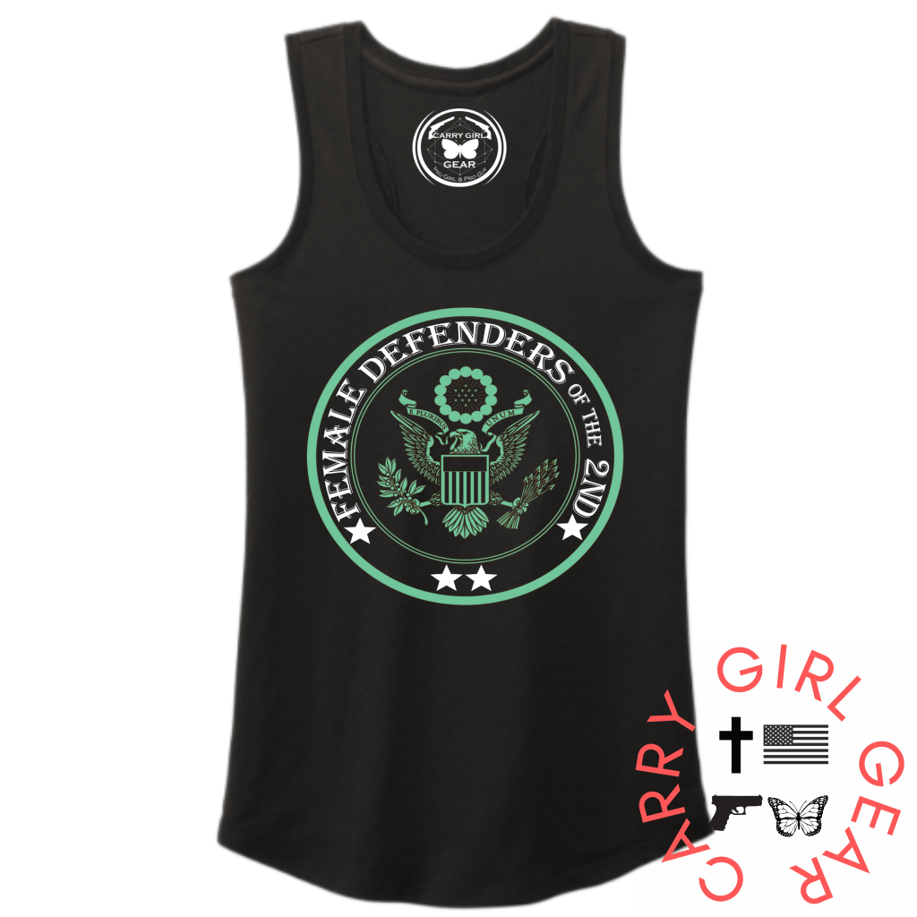 Female Defender Of The 2Nd Tank Top Xs / Black Tank Top