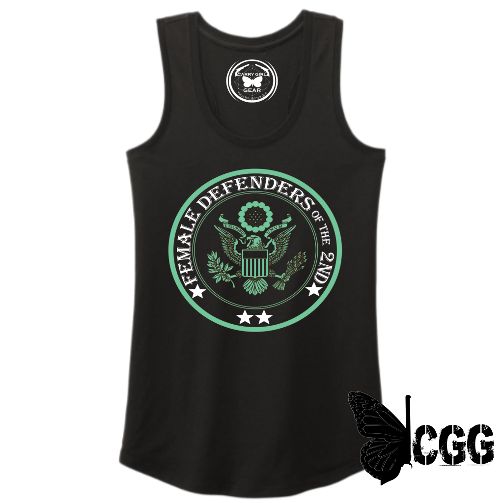 Female Defender Of The 2Nd Tank Top Xs / Black Tank Top