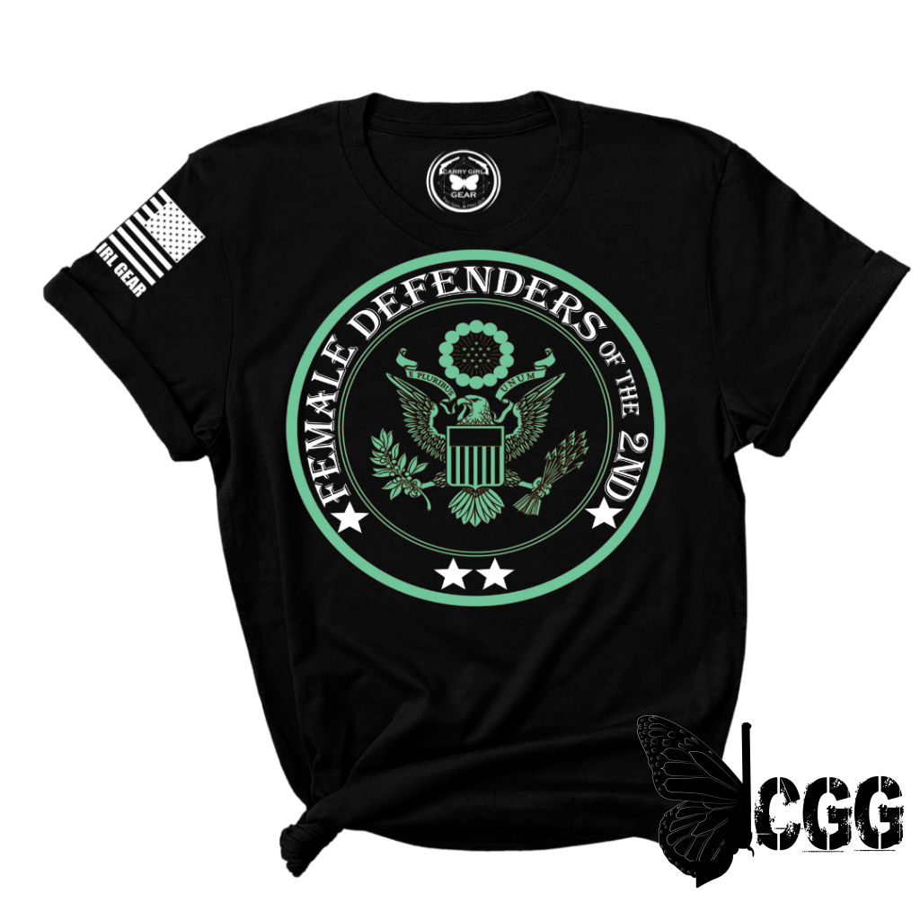 Female Defender Of The 2Nd Tee Xs / Black Unisex Cut Cgg Perfect Tee