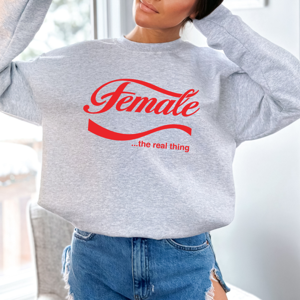 FEMALE SWEATSHIRT SM / HEATHER GRAY Sweatshirt