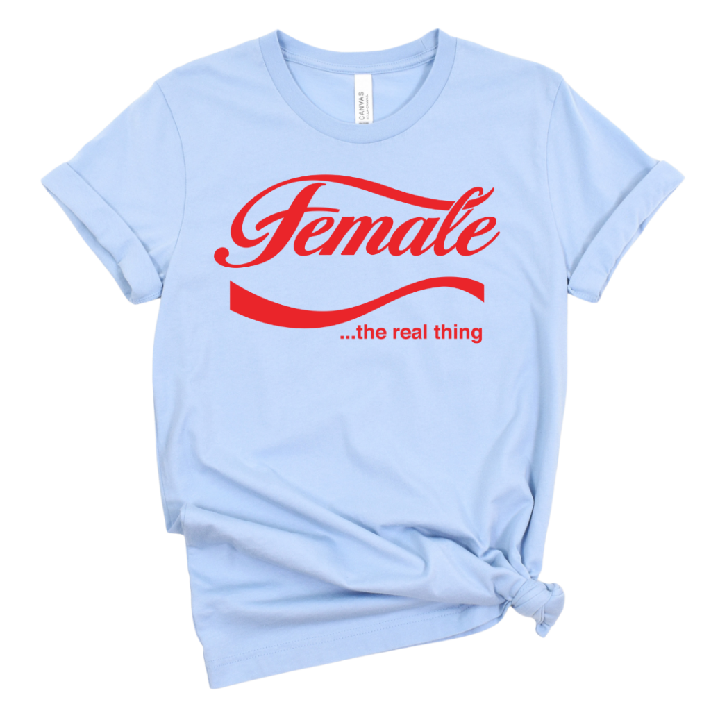 FEMALE TEE BABY BLUE / XS T-Shirts