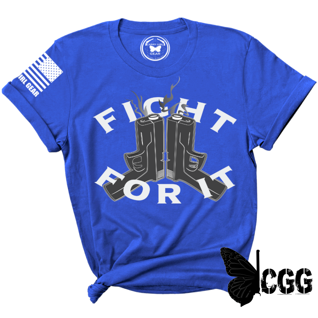Fight For It Tee Xs / Red Unisex Cut Cgg Perfect Tee