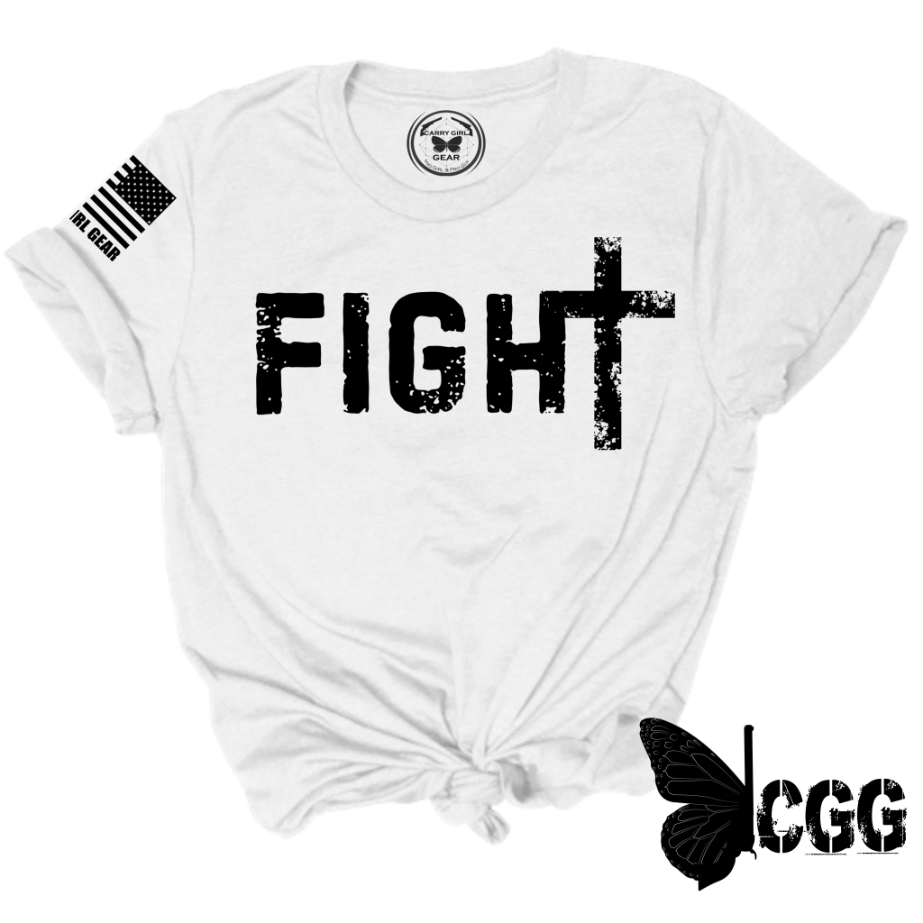 Fight Tee Xs / Heather Red Unisex Cut Cgg Perfect