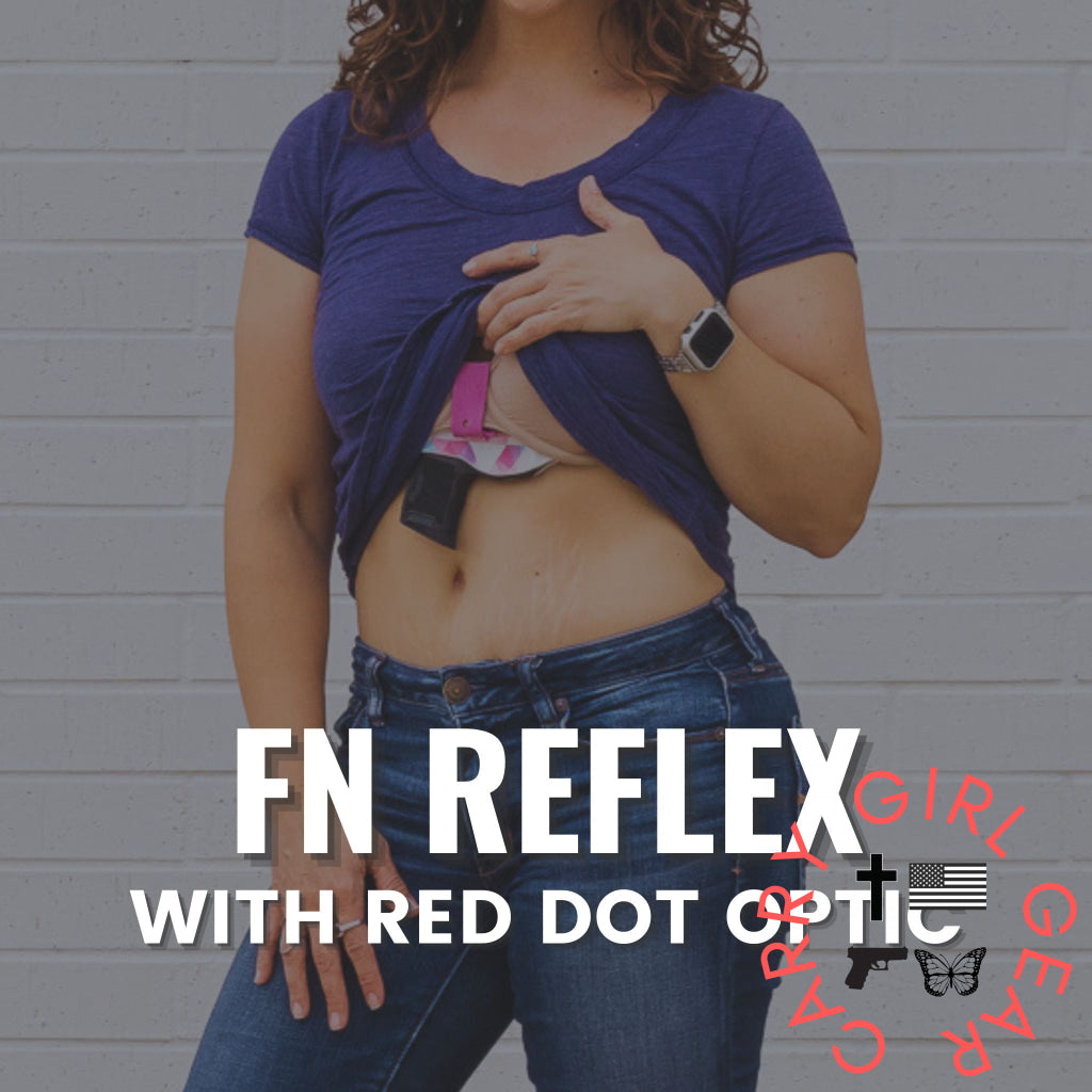 FN Reflex with Red Dot Optic Flashbang Bra Holster Flashbang - By Gun Fit