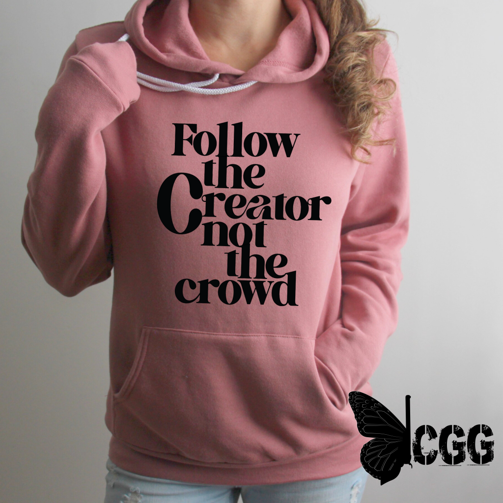 Follow Hoodie & Sweatshirt Pullover / Mauve Xs