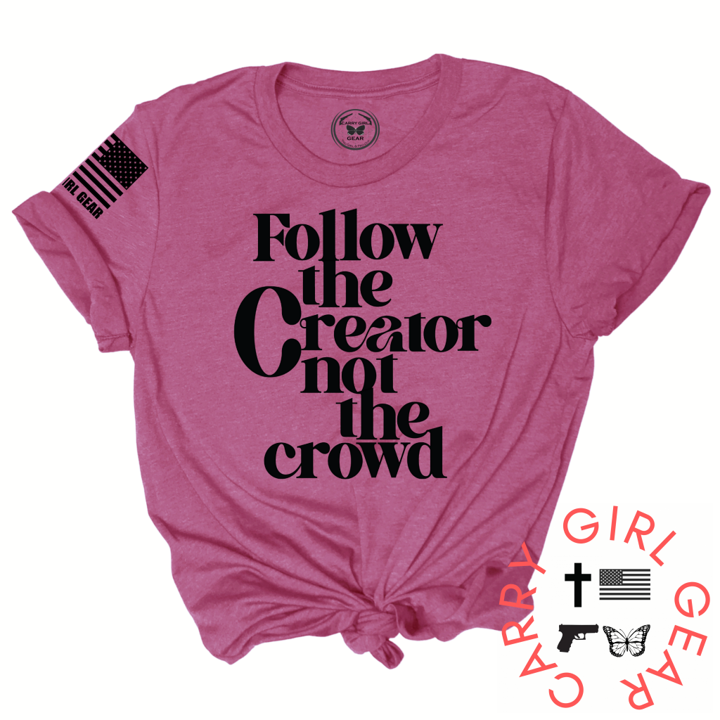 Follow Tee Xs / Magenta Unisex Cut Cgg Perfect Tee
