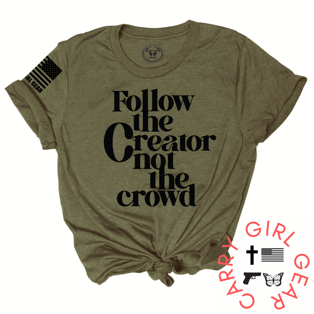 Follow Tee Xs / Olive Unisex Cut Cgg Perfect Tee