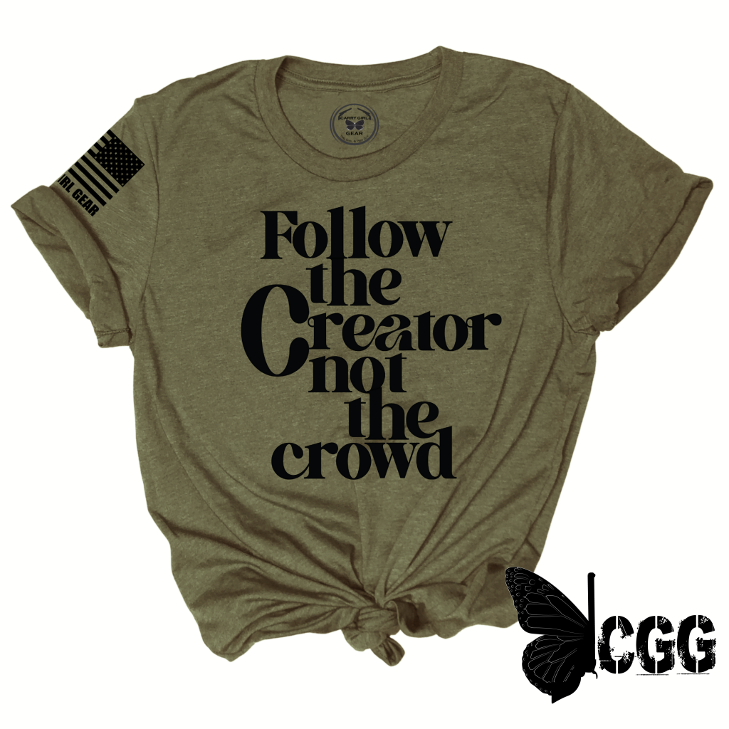 Follow Tee Xs / Olive Unisex Cut Cgg Perfect Tee