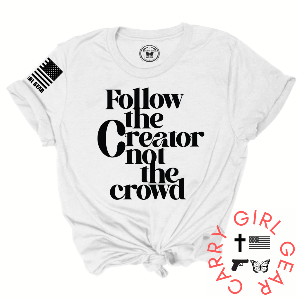 Follow Tee Xs / White Unisex Cut Cgg Perfect Tee