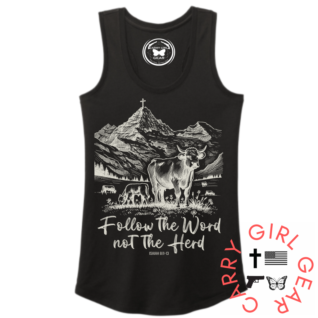 Follow The Word Tank Top Xs / Black Tank Top
