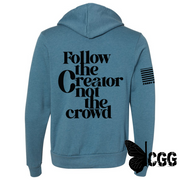 Follow Zippered Hoodie Deep Teal / Xs