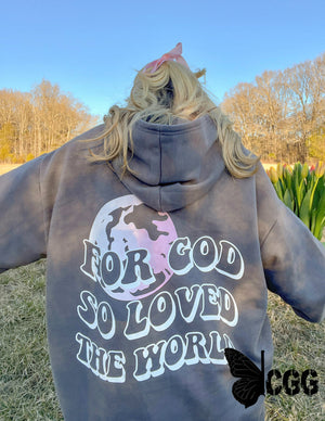 For God So Loved The World Grey Unisex Hoodie