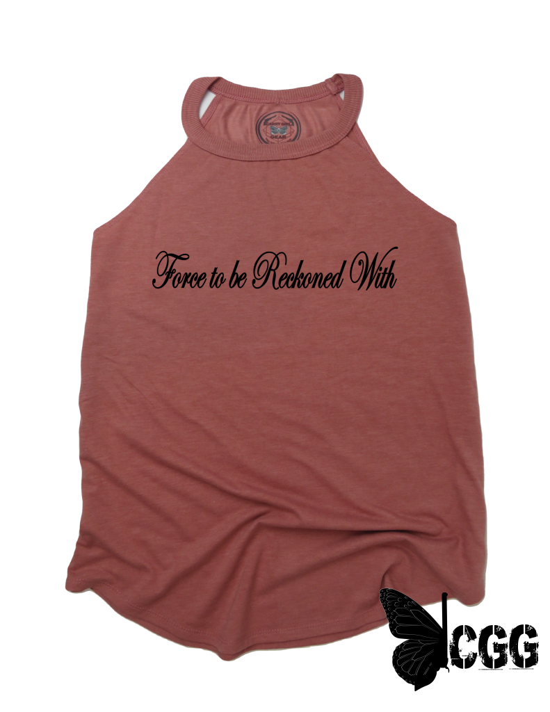 Force To Be Reckoned With Badass Tank Xs / Blush Cgg Badass Tank