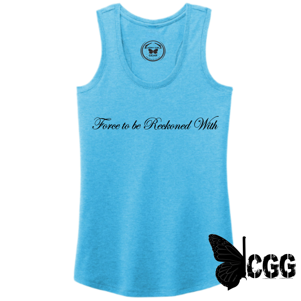 Force To Be Tank Top Xs / Turquoise Tank Top