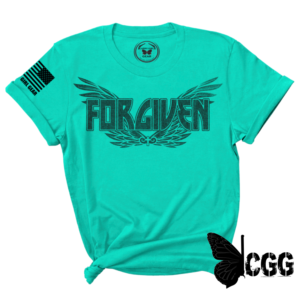 Forgiven Tee Xs / Jade Unisex Cut Cgg Perfect Tee