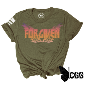Forgiven Tee Xs / Olive Unisex Cut Cgg Perfect Tee