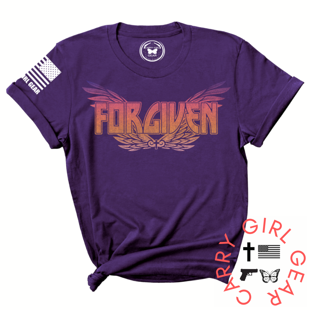 Forgiven Tee Xs / Purple Unisex Cut Cgg Perfect Tee