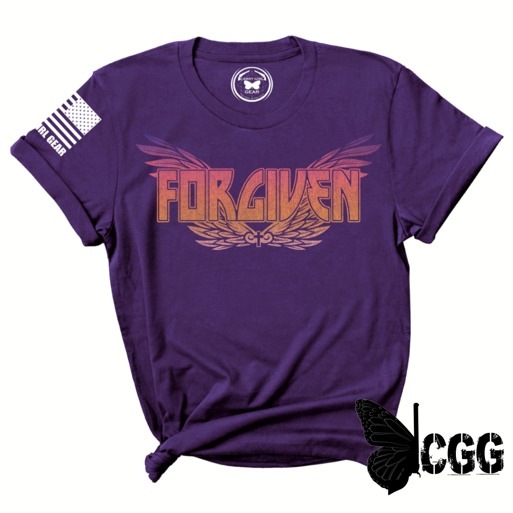 Forgiven Tee Xs / Purple Unisex Cut Cgg Perfect Tee