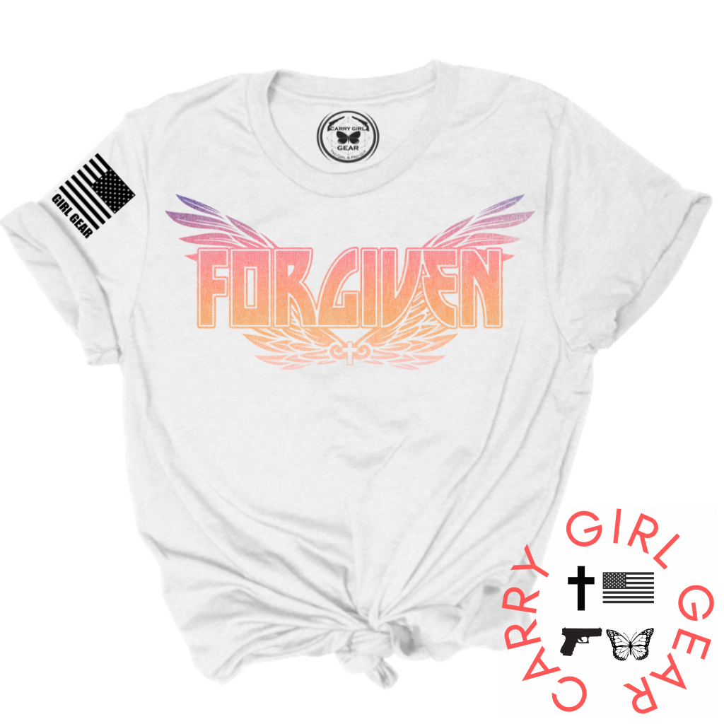 Forgiven Tee Xs / White Unisex Cut Cgg Perfect Tee