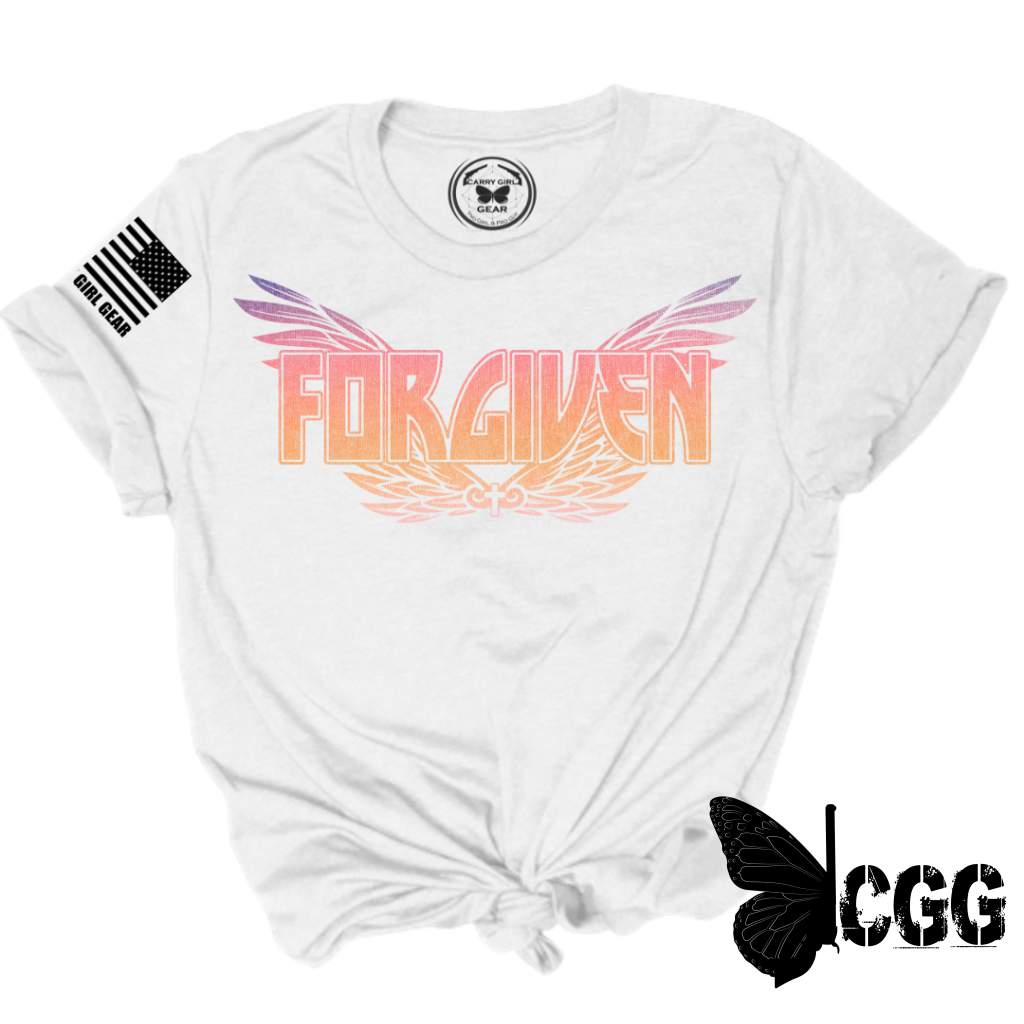 Forgiven Tee Xs / White Unisex Cut Cgg Perfect Tee