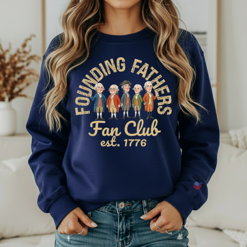 FOUNDING FATHERS CREW SM / NAVY Sweatshirt