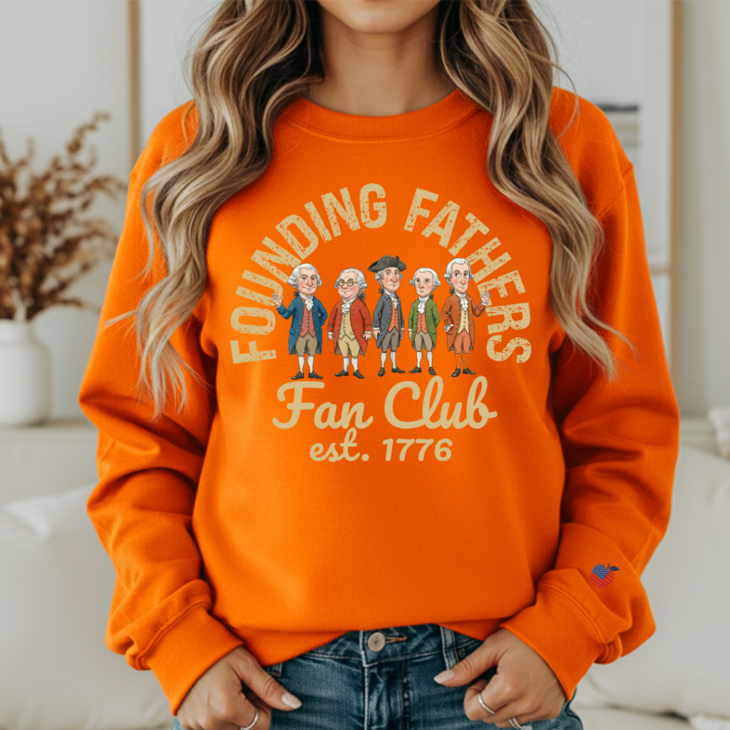 FOUNDING FATHERS CREW SM / ORANGE Sweatshirt