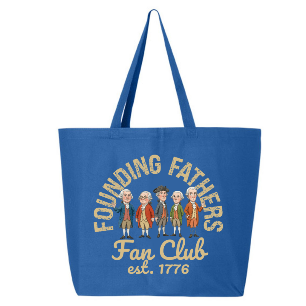 FOUNDING FATHERS TOTE ROYAL BLUE