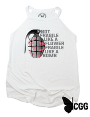 Fragile Like A Bomb Badass Tank Xs / White Cgg Badass Tank