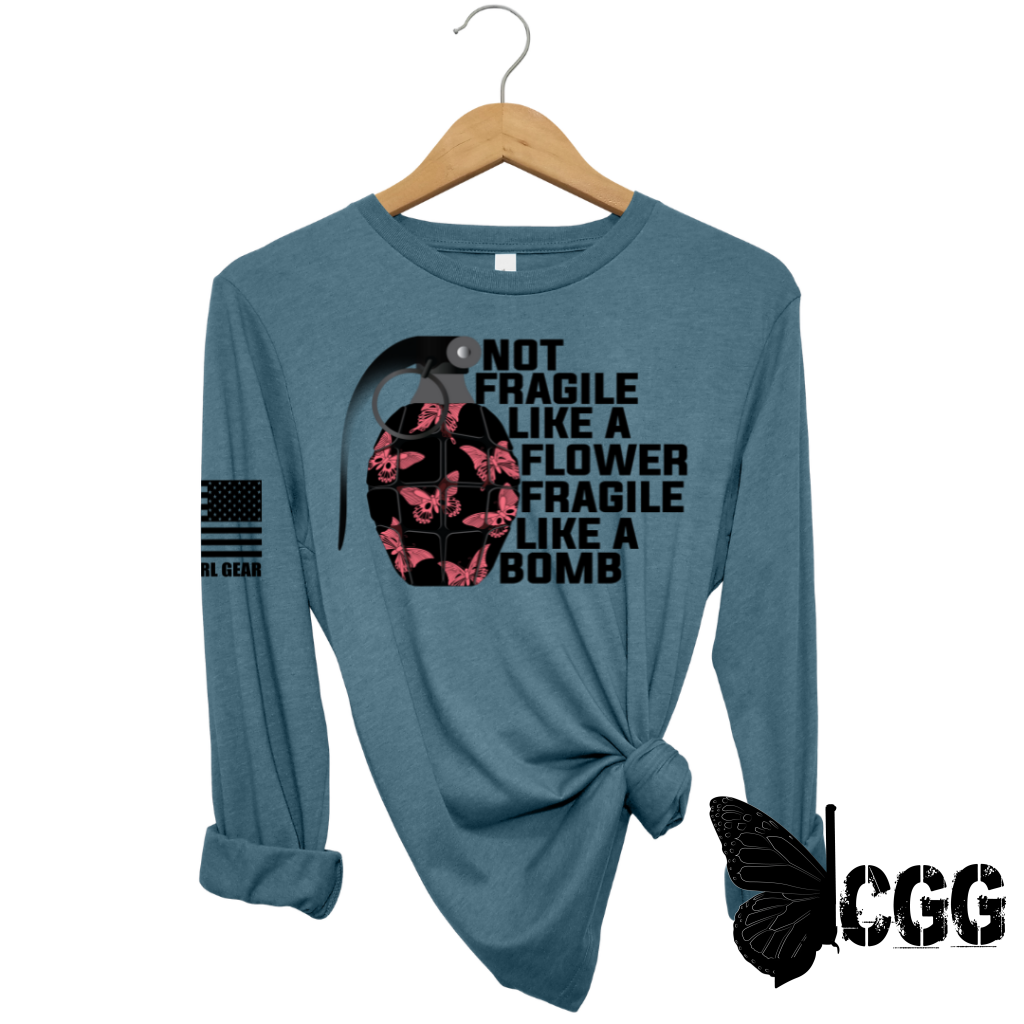 Fragile Long Sleeve Deep Teal / Xs