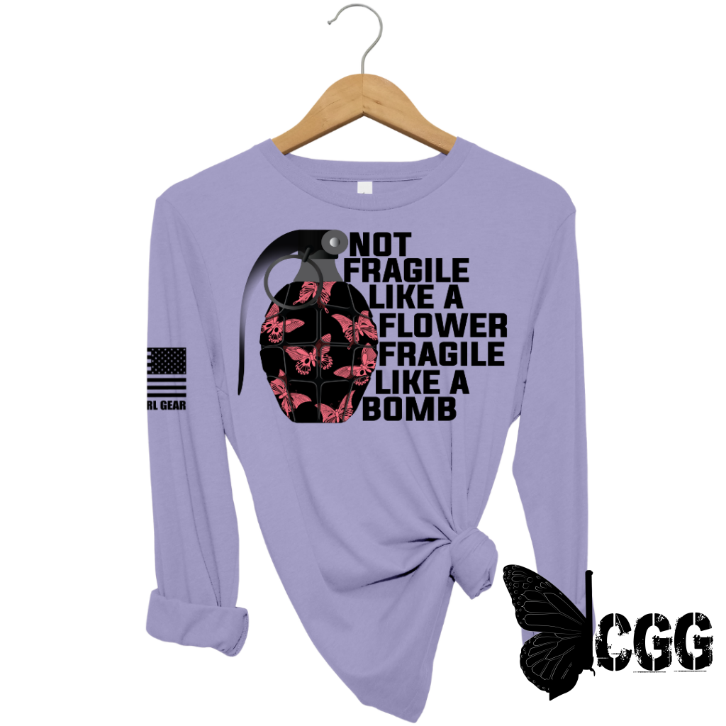 Fragile Long Sleeve Lavender / Xs