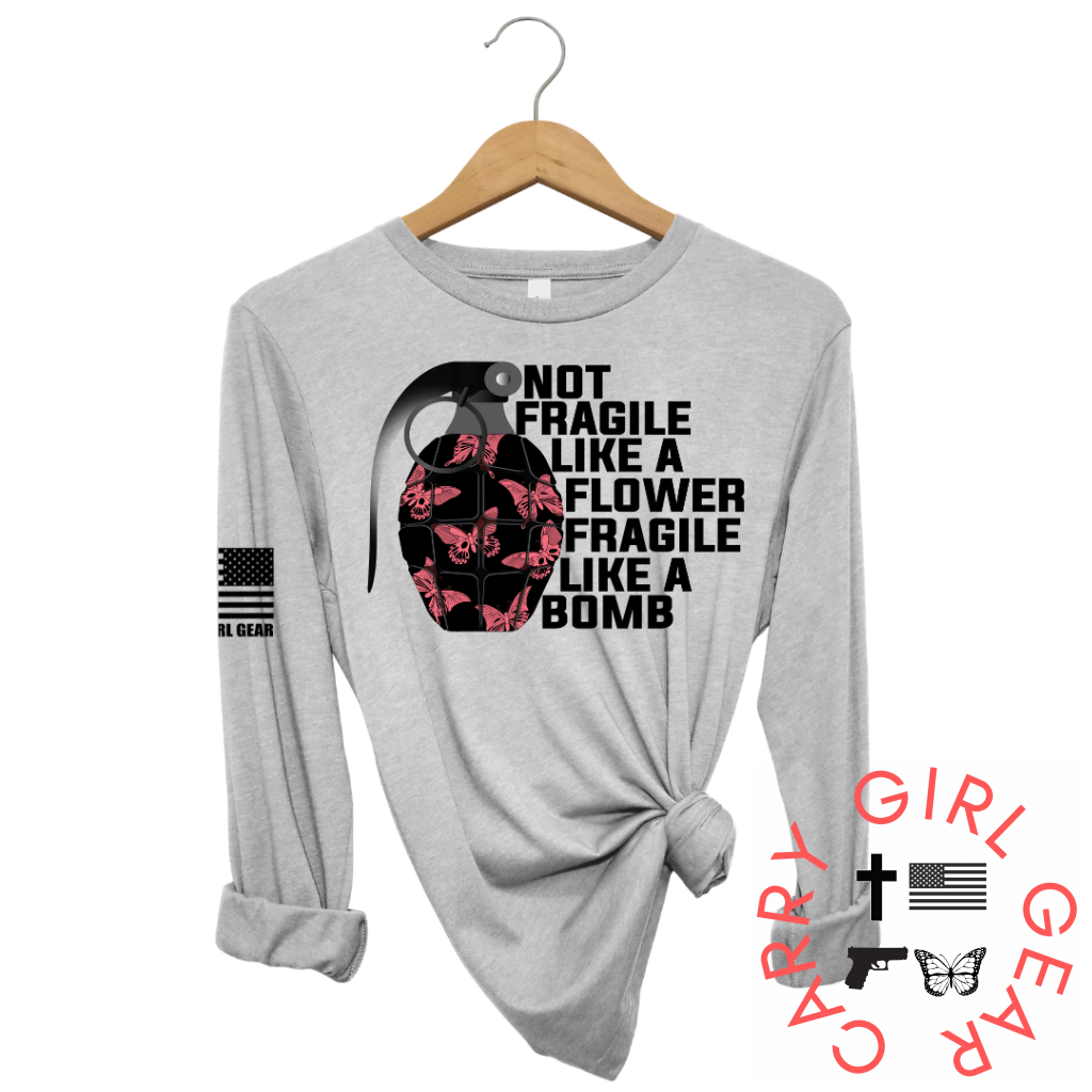Fragile Long Sleeve Steel / Xs