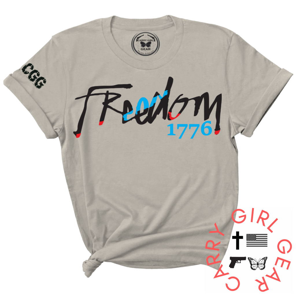 Freedom 1776***June 2023 Club Tee Xs / Silver Womens Cut