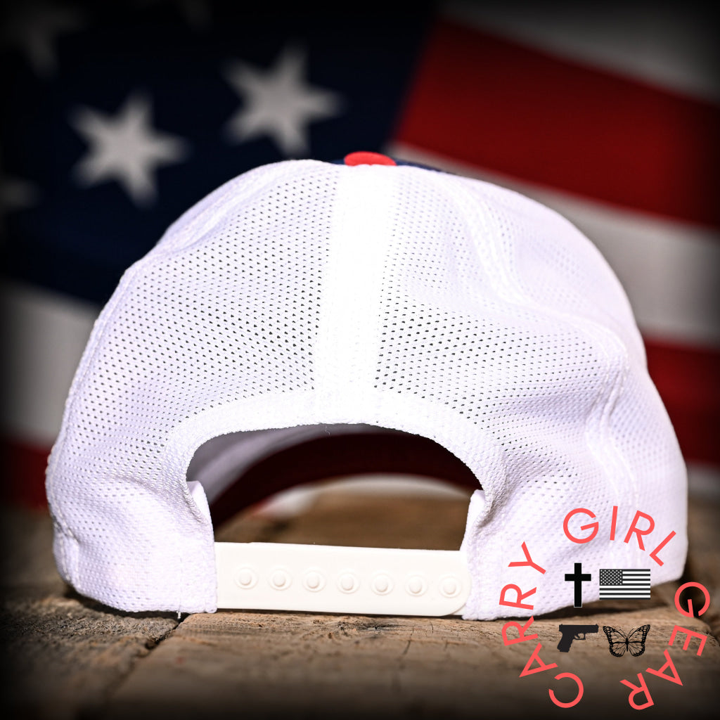 Freedom Eagle Red White & Blue Trucker Hat Hats