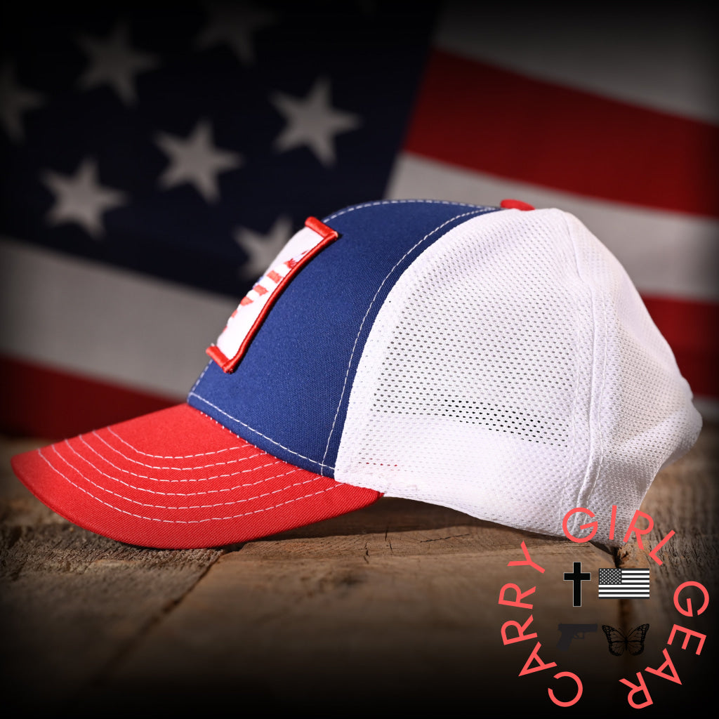 Freedom Eagle Red White & Blue Trucker Hat Hats