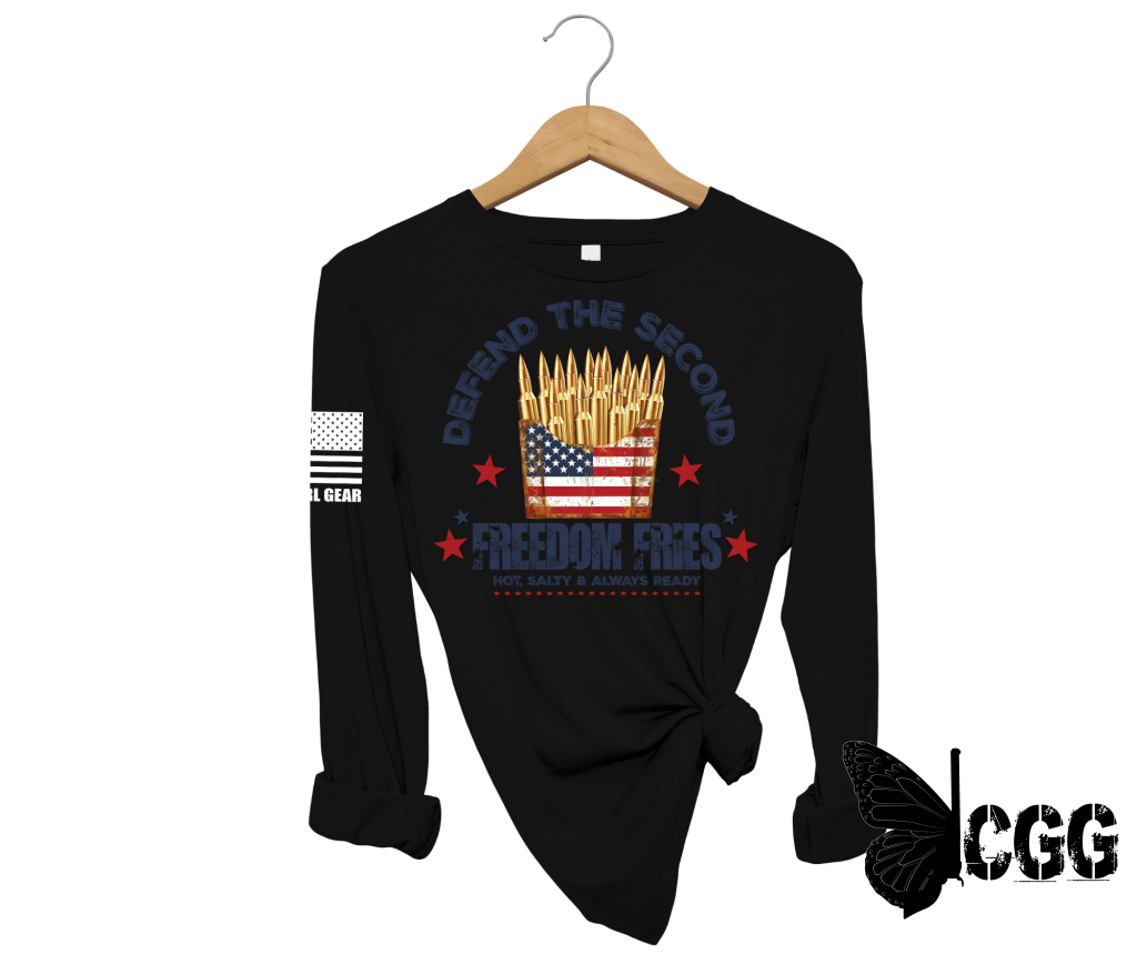 Freedom Fries Long Sleeve Black / Xs