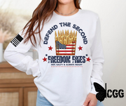 Freedom Fries Long Sleeve White / Xs