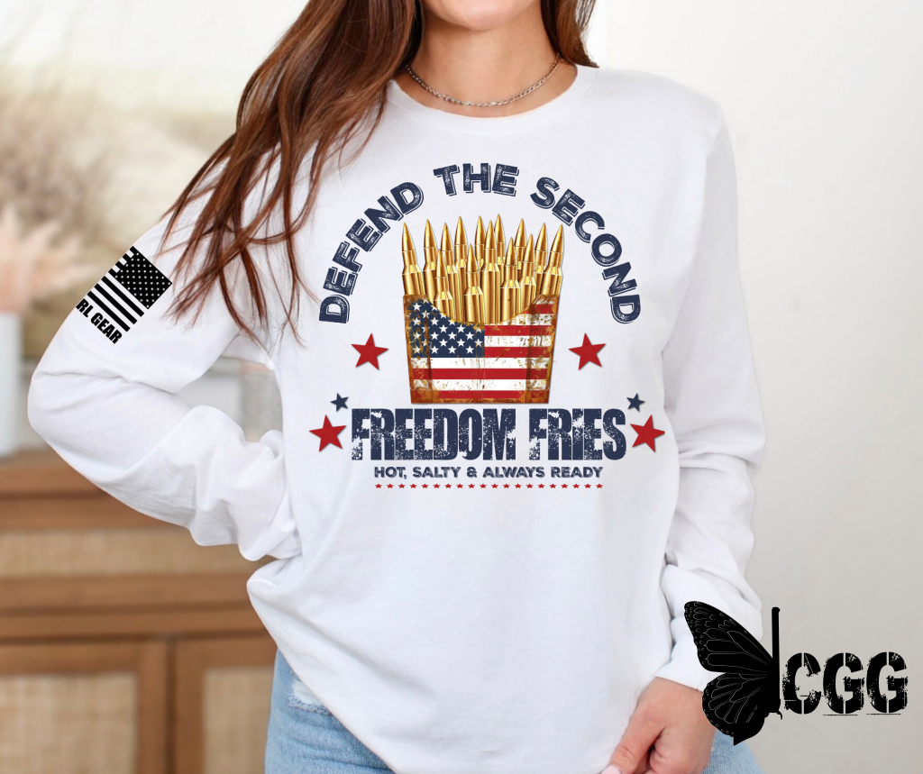 Freedom Fries Long Sleeve White / Xs