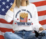 Freedom Fries Sweatshirt / White Xs