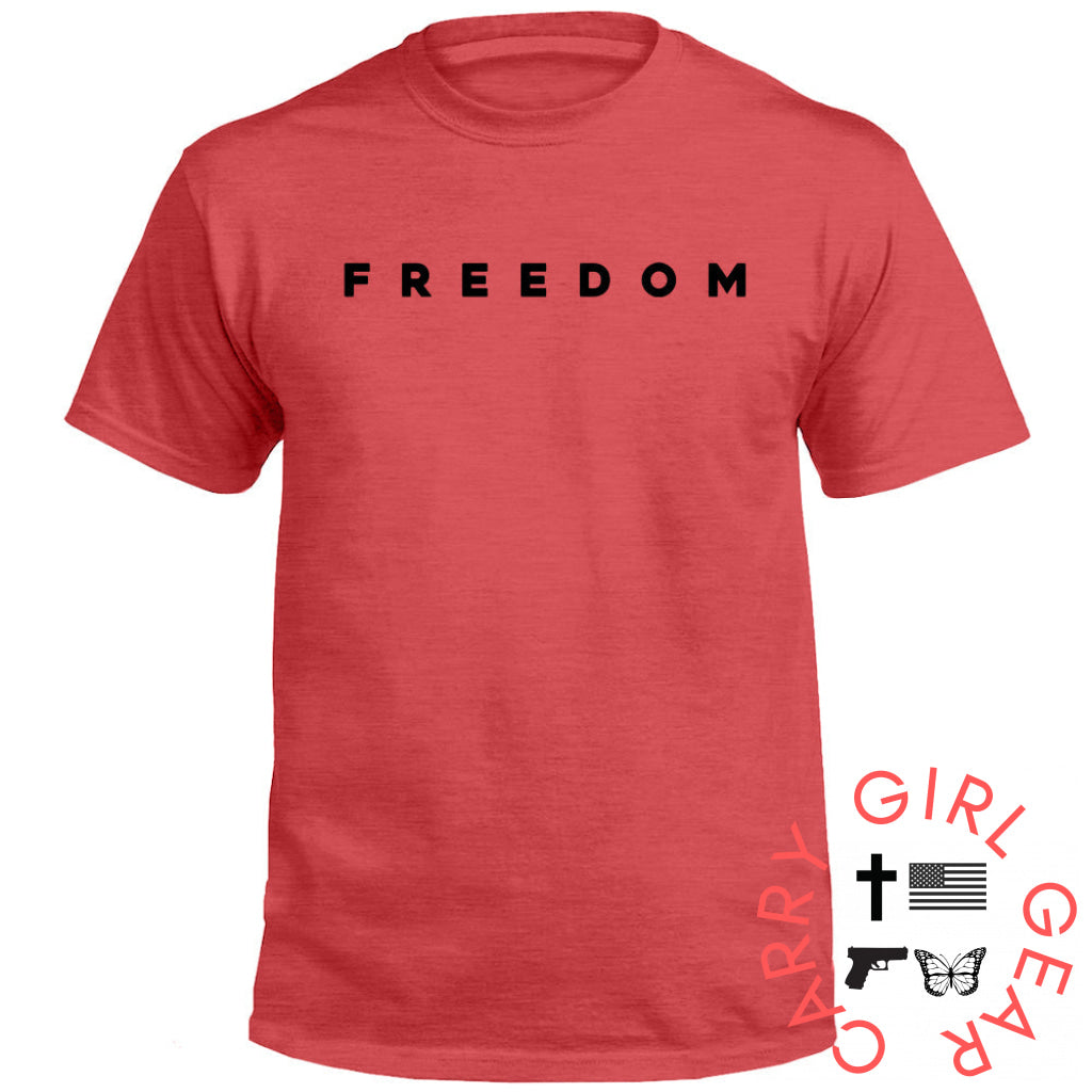 FREEDOM Tee / Heather Red / S NC - Apparel