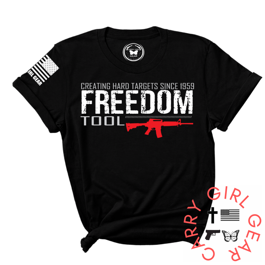 Freedom Tool Tee Xs / Black Unisex Cut Cgg Perfect Tee