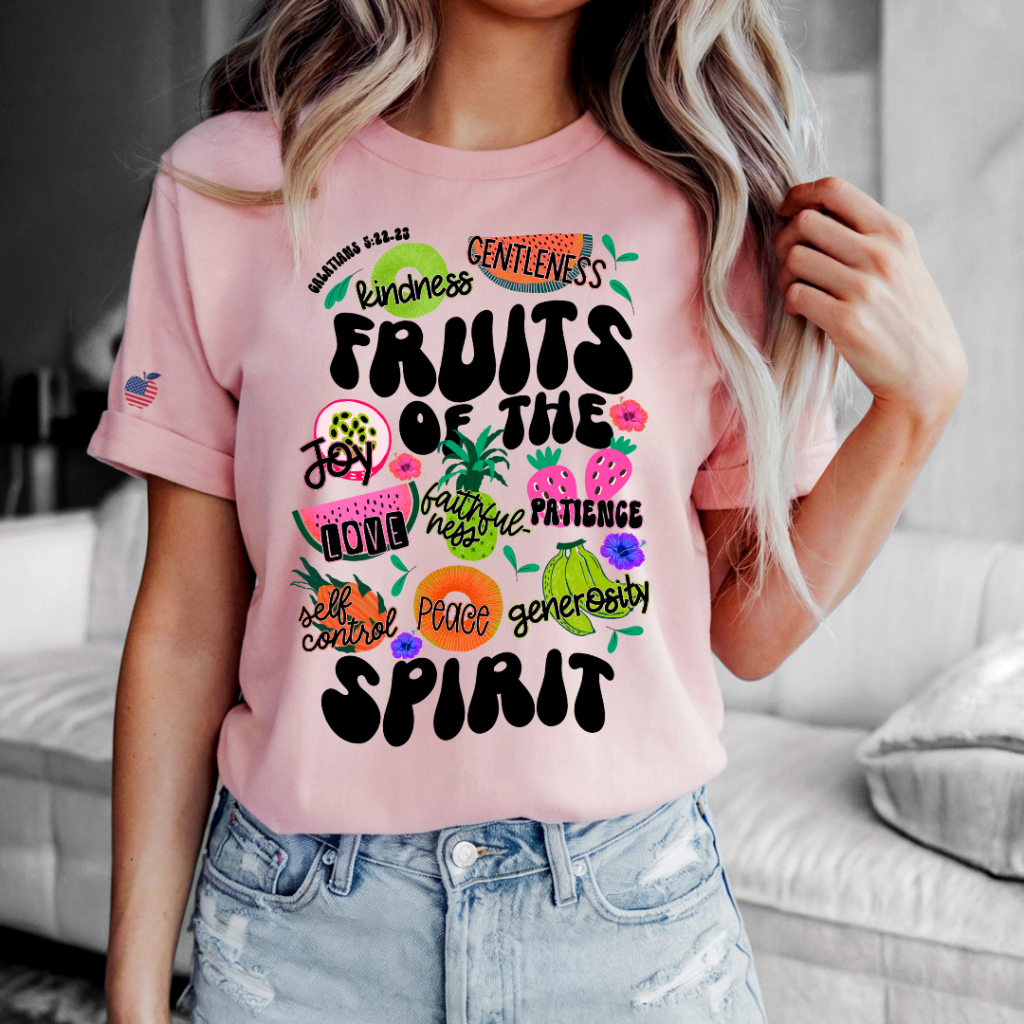 FRUITS TEE Pink / XS / UNISEX TEE T-Shirts