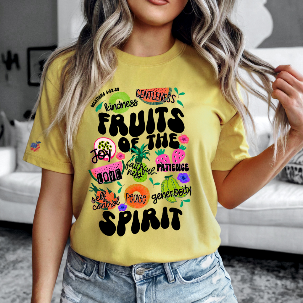 FRUITS TEE Yellow / XS / UNISEX TEE T-Shirts