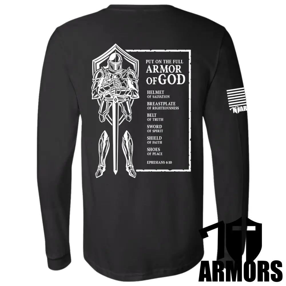 Full Armor Of God Long Sleeve Sm / Black