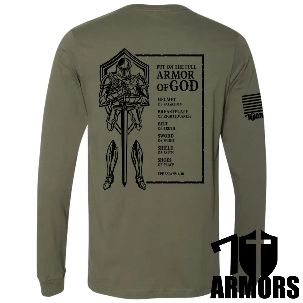 Full Armor Of God Long Sleeve Sm / Od Green